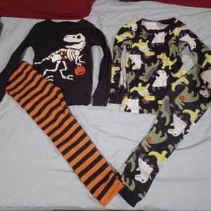 Carters Halloween dinosaur pajamas 5T